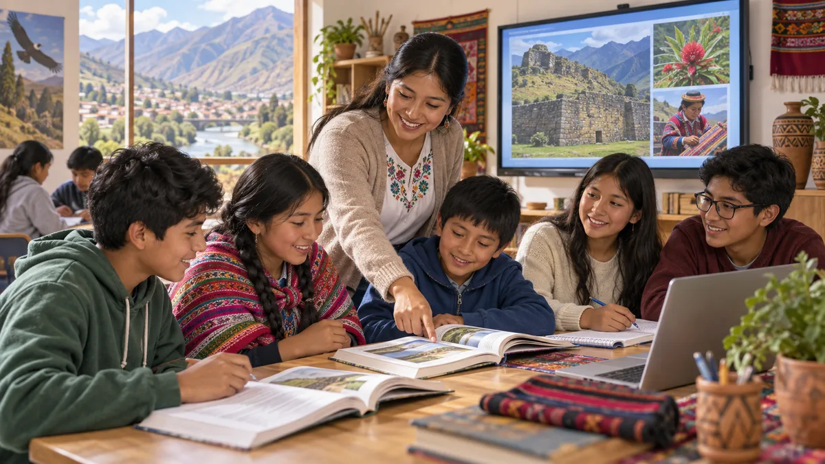 Educación, cultura e igualdad. Ilustración referencial generada con IA