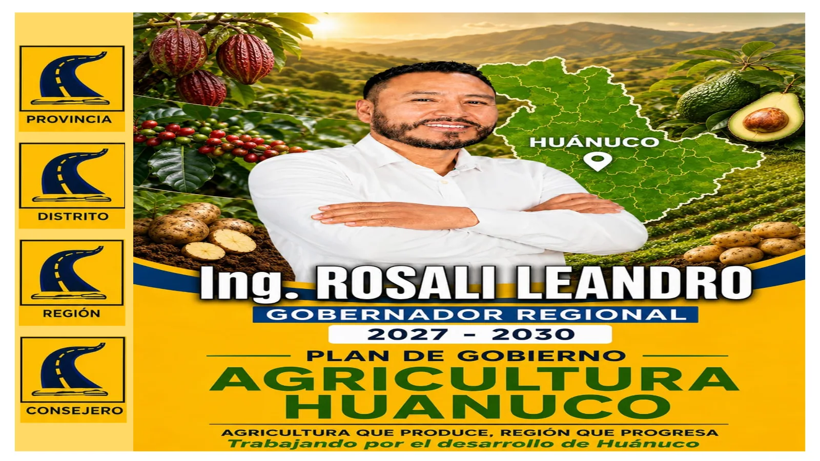 Portada del plan agropecuario integral para Huánuco