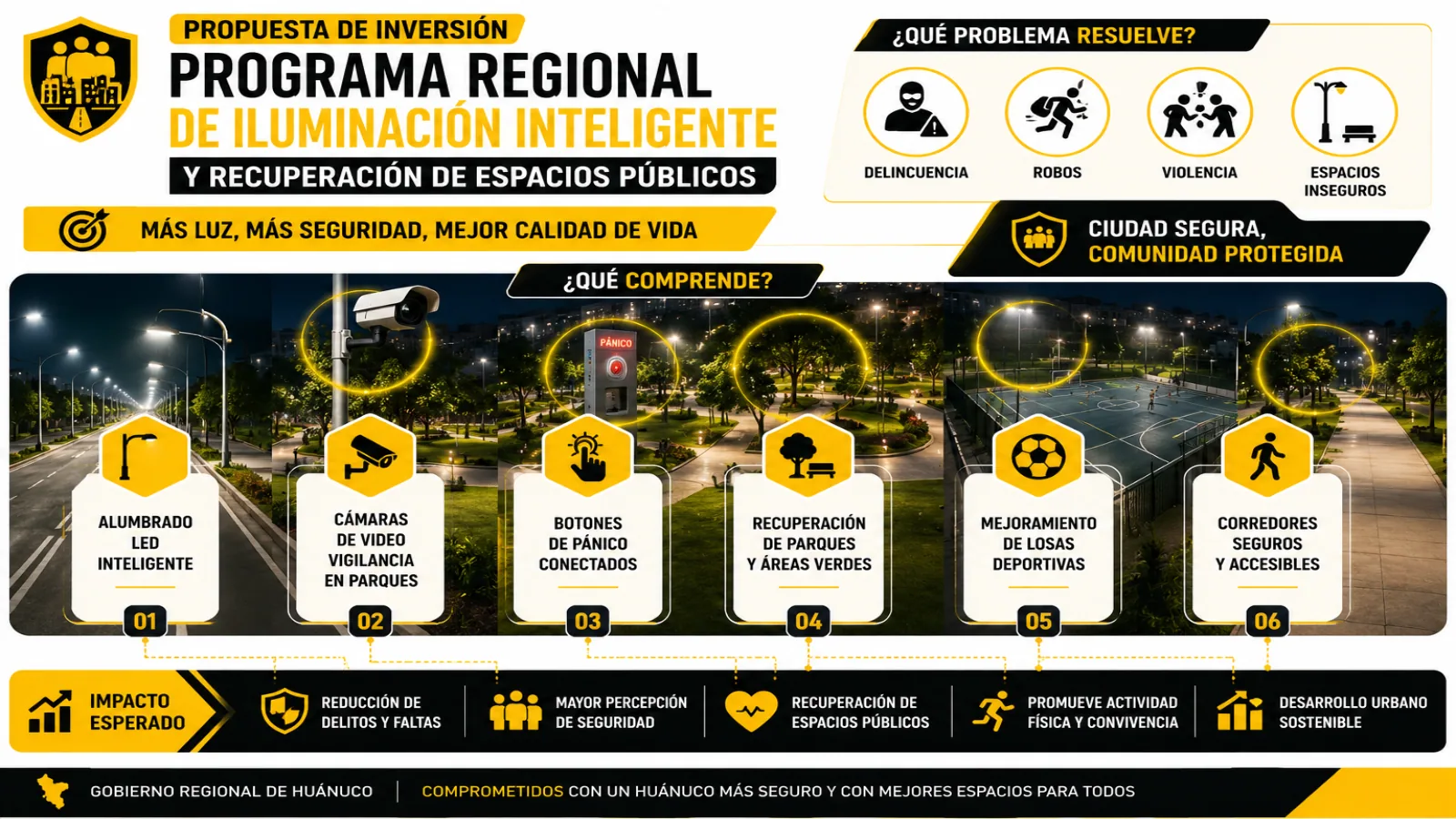 Iluminación y espacios públicos
