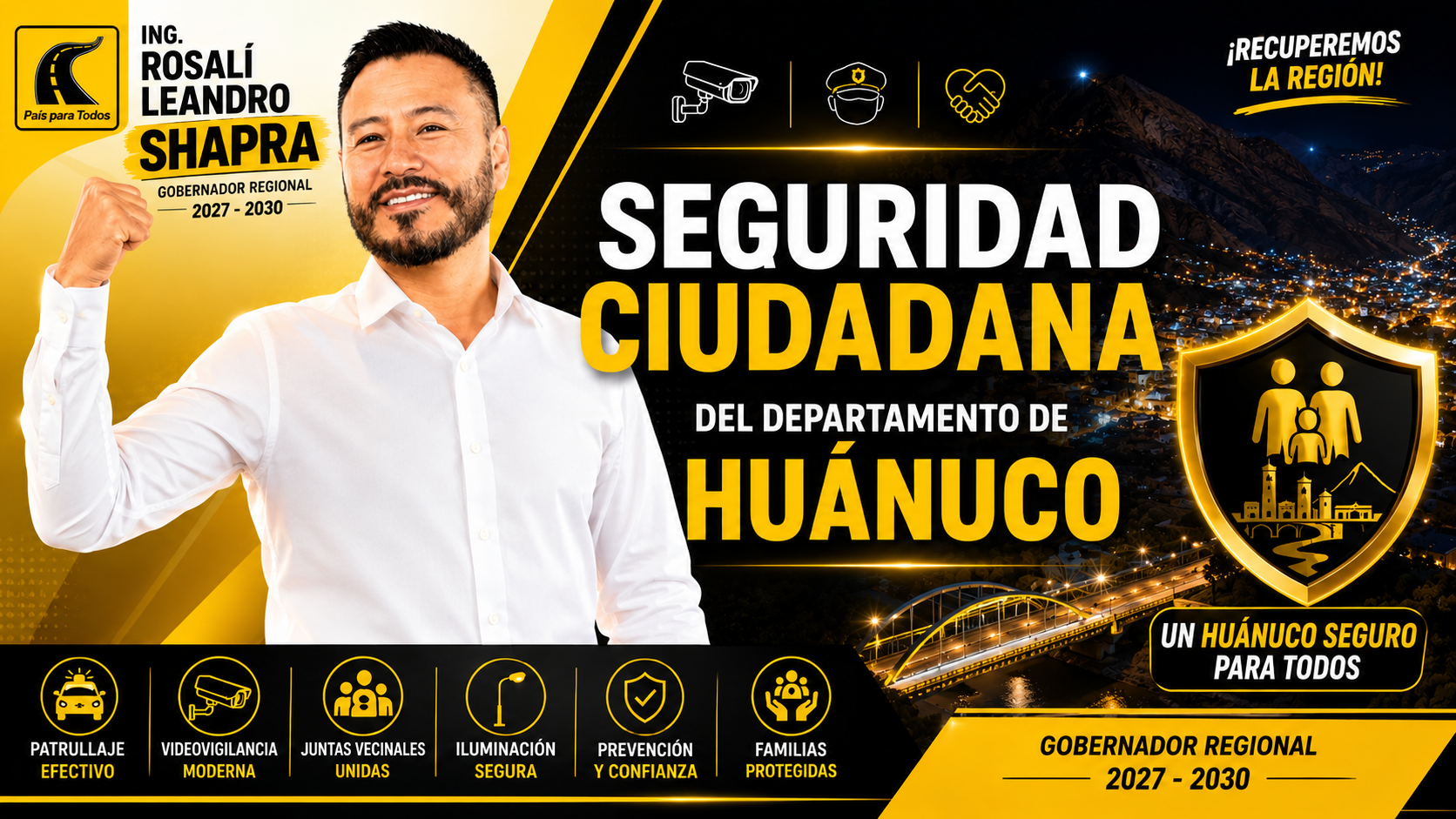 Propuesta de Seguridad ciudadana para Huánuco